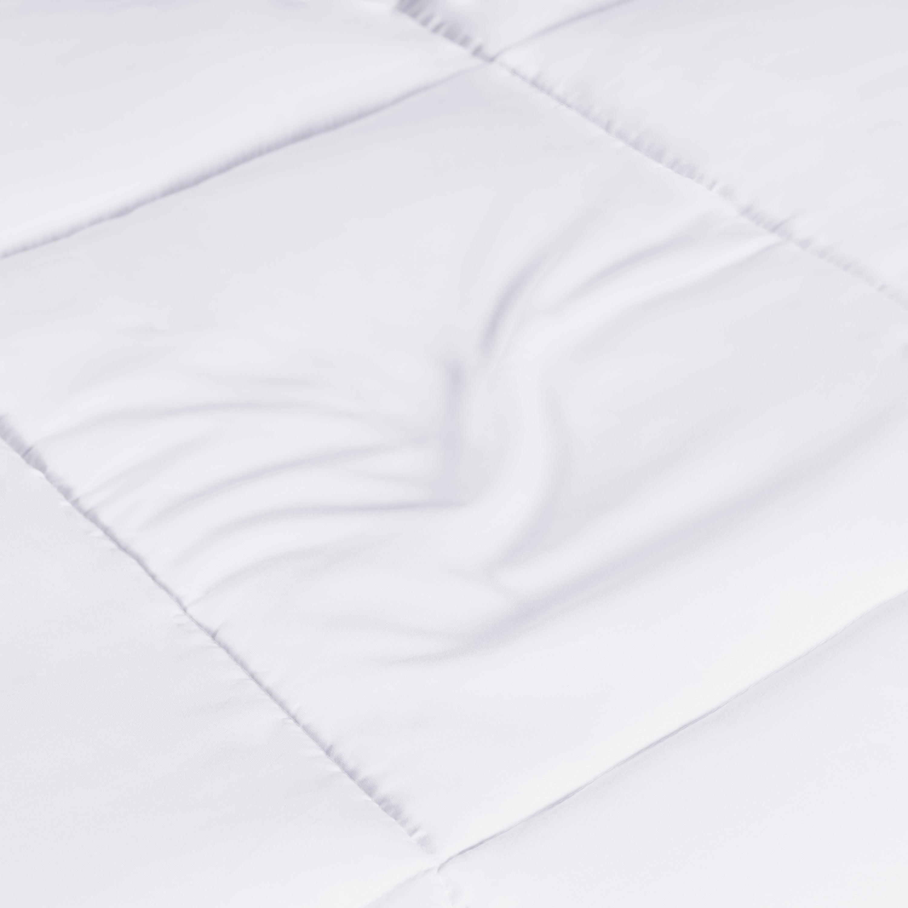 Brushed Microfiber Down Alternative Medium Weight Solid Comforter - Omnigoodsstore